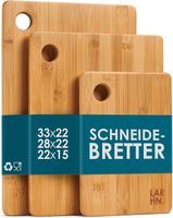 Schneidebrett Holz (3er Set)