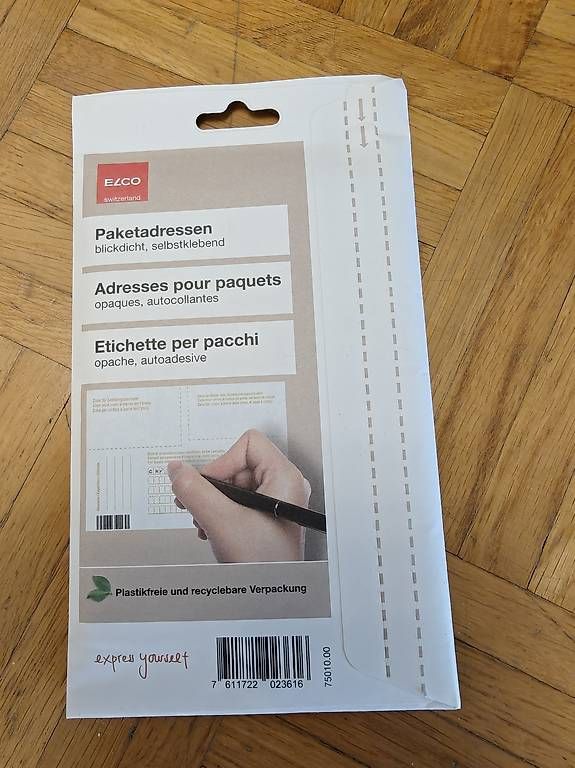 Tutti i francobolli: Paketadressen – Nuovo e nell'imballaggio originale da Samedan venduto da t_p_8nvs 1