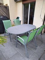 Gartentisch mit 4 Stühlen