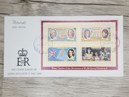 CL05 Enveloppe + Timbre Cook Islands 1977