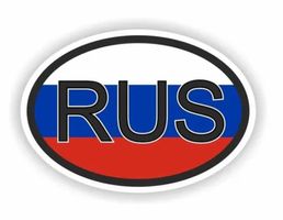 Russland Auto Aufkleber