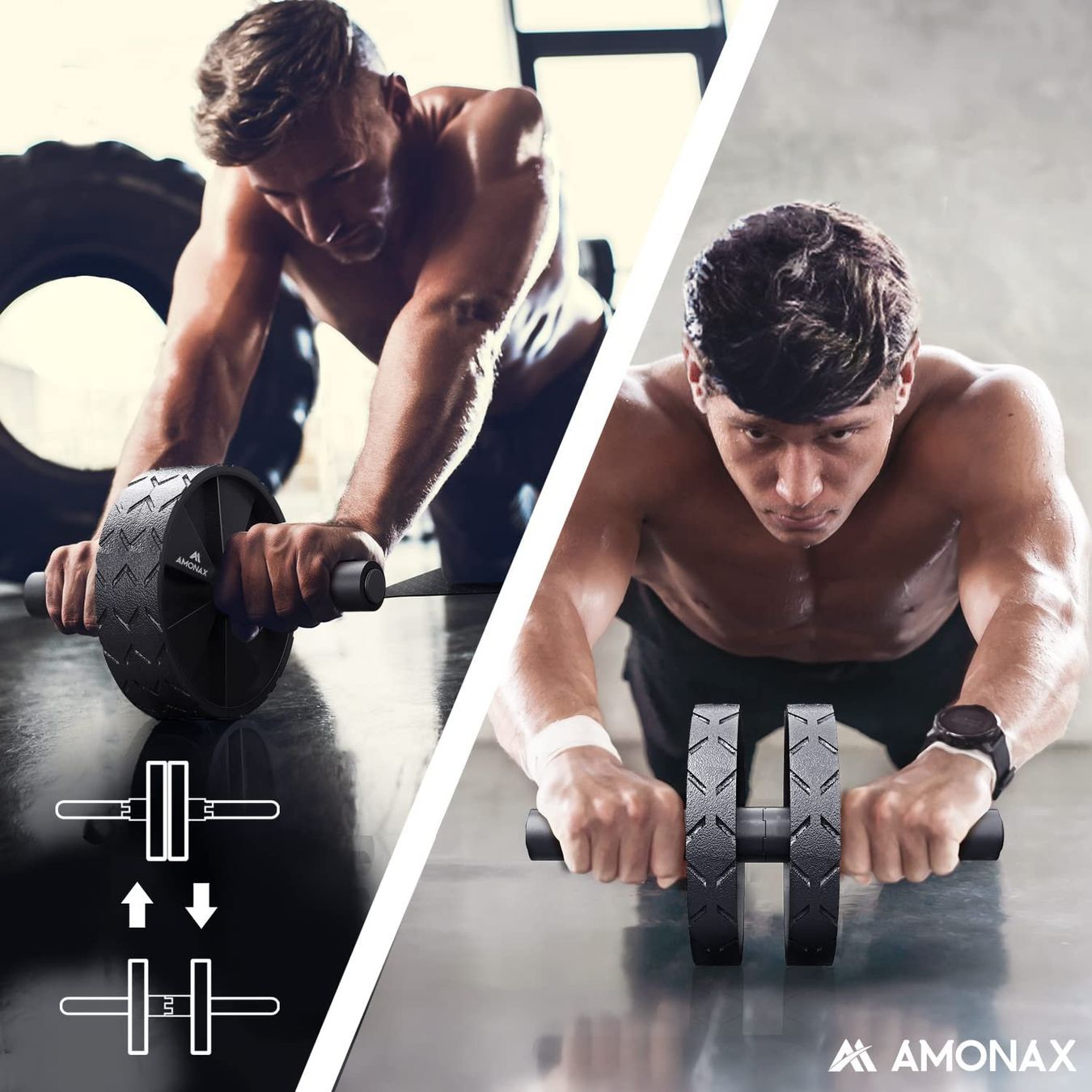 Hometrainer: Bauchroller Bauchtrainer AB Wheel Set Kniematte Springseil – Nuovo e nell'imballaggio originale da Dörflingen venduto da Nixhub 2
