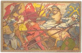 Bundesfeier-Postkarte Nr. 2 gestempelt Bern 4.8.1911