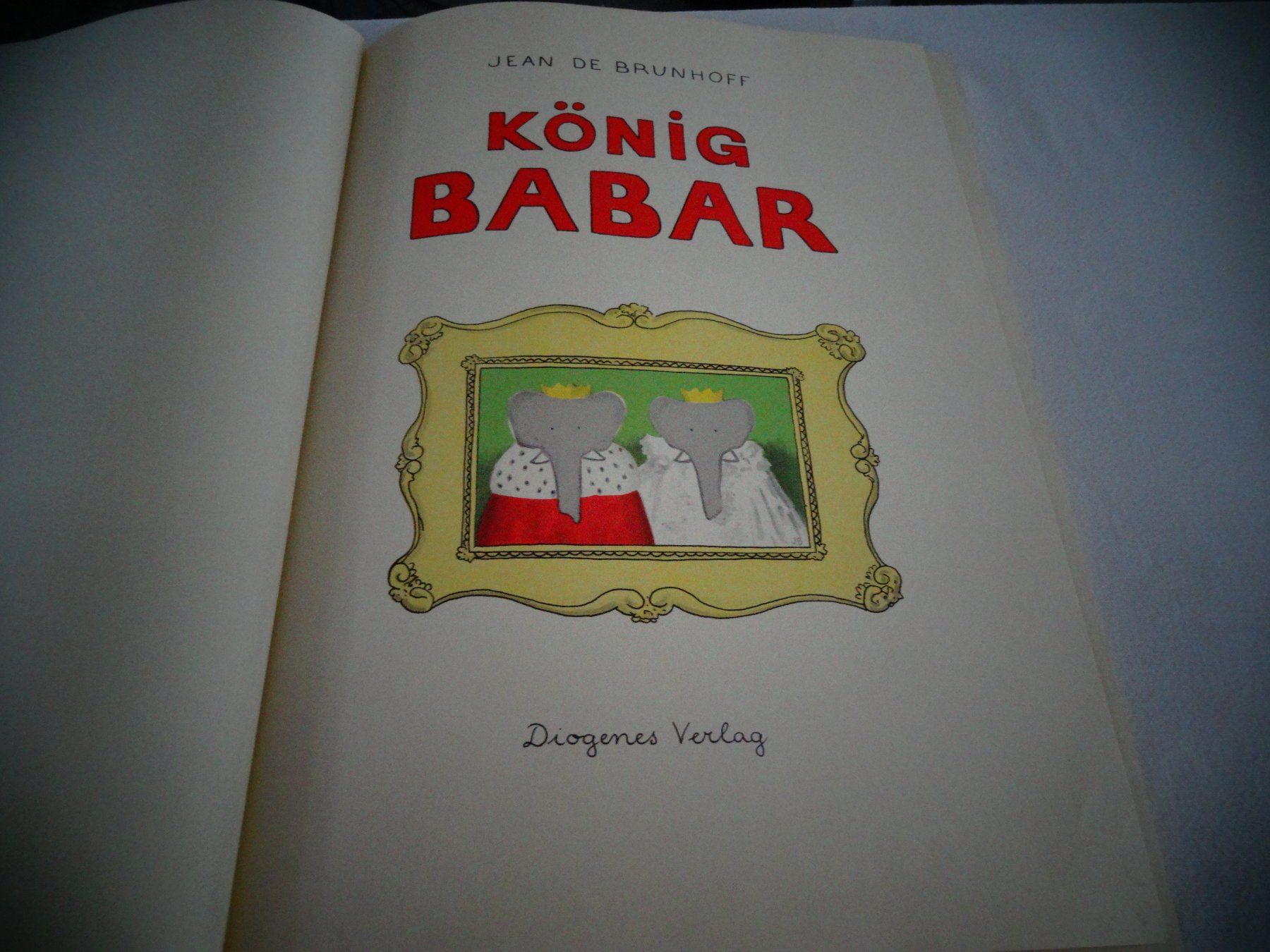 Libri: König Babar Diogenes 1977 Brunhoff – Usato da Neerach venduto da jenny062 2