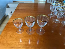 Elegante Weingläser / Champagner / Likörgläser