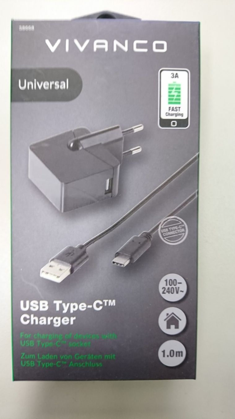 Caricabatterie: USB Type- C Ladegerät – Nuovo e nell'imballaggio originale da Tägerschen venduto da Tech-World7