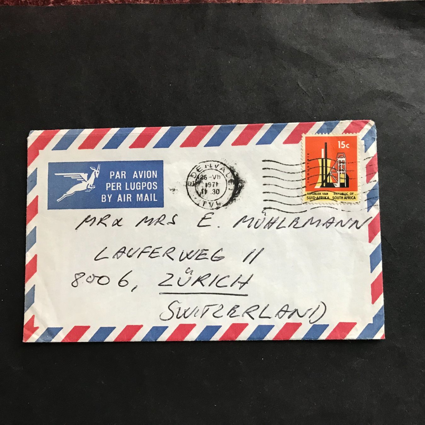 Tutti i francobolli: SÜD AFRIKA, 9 Briefe – Usato da Uitikon Waldegg venduto da Gooddeal05 5