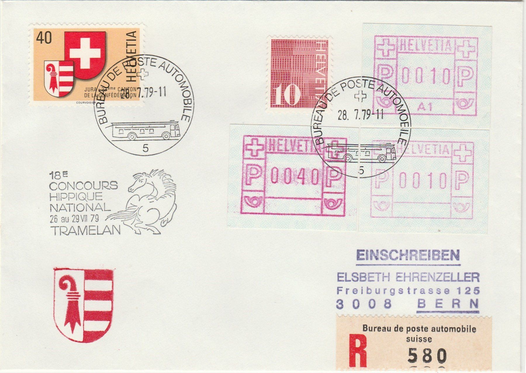 Alle Briefmarken: Super Brief mit A1 – Gebraucht aus Oberglatt ZH von Wiedmi6
