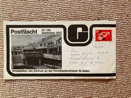 Briefumschlag Couvert Postfäscht 1975 Grossacker