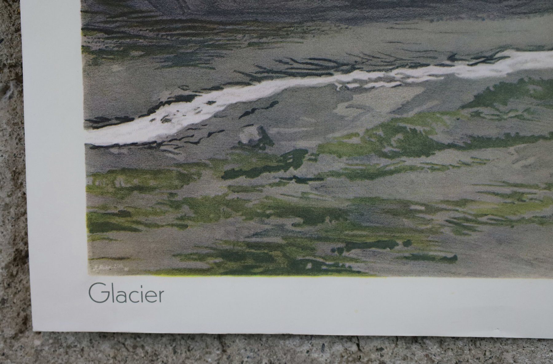 Foto & Immagini: Schulwandbild "Gletscher (Tschierva-Roseg)" – Usato da Birrwil venduto da brandschatz_birrwil 2