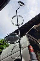 Badzimmersäule mit Ablage für Shampoo mit Spiegel