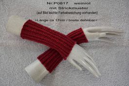 Pulswärmer (Amedisli) ohne Daumenloch