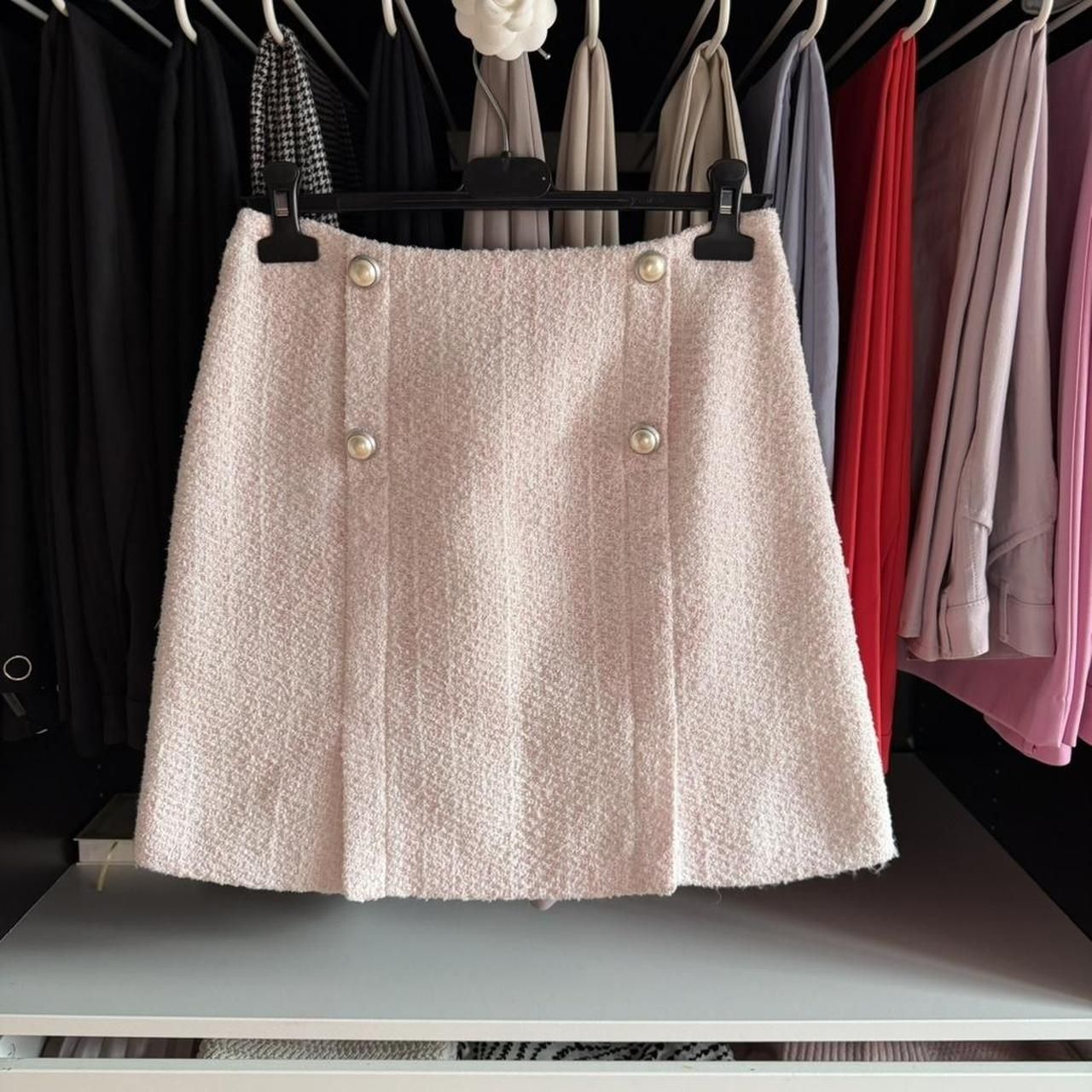 Claudie Pierlot Gonne: Claudie Pierlot Rock Bouclé, Mini, Rosa – Usato da Emmen venduto da mak31