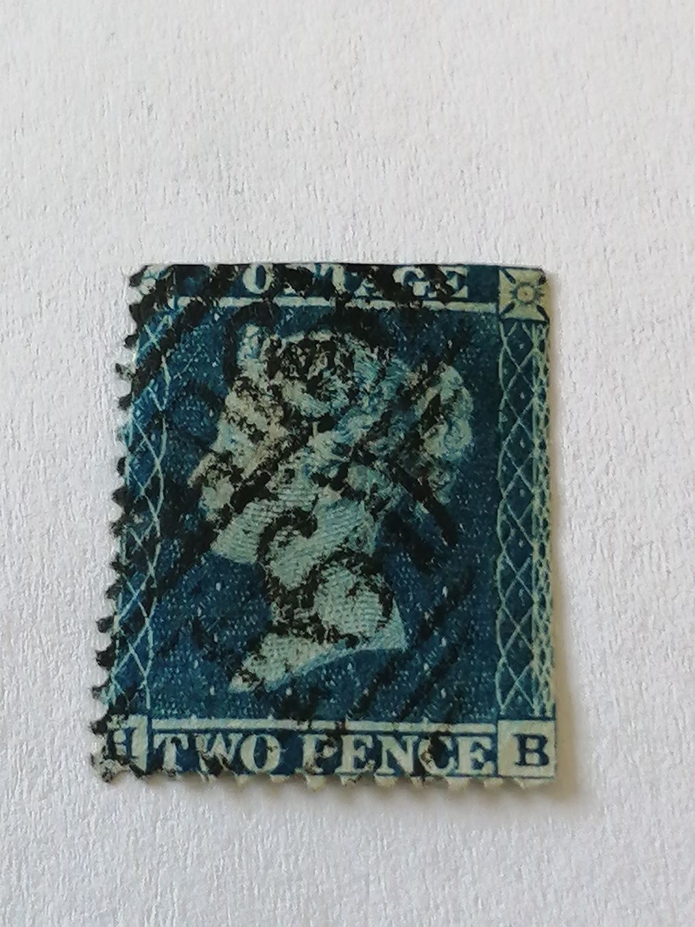 Tous les timbres: Two Pence Blue 1855  – D'occasion à Happerswil par tschergi