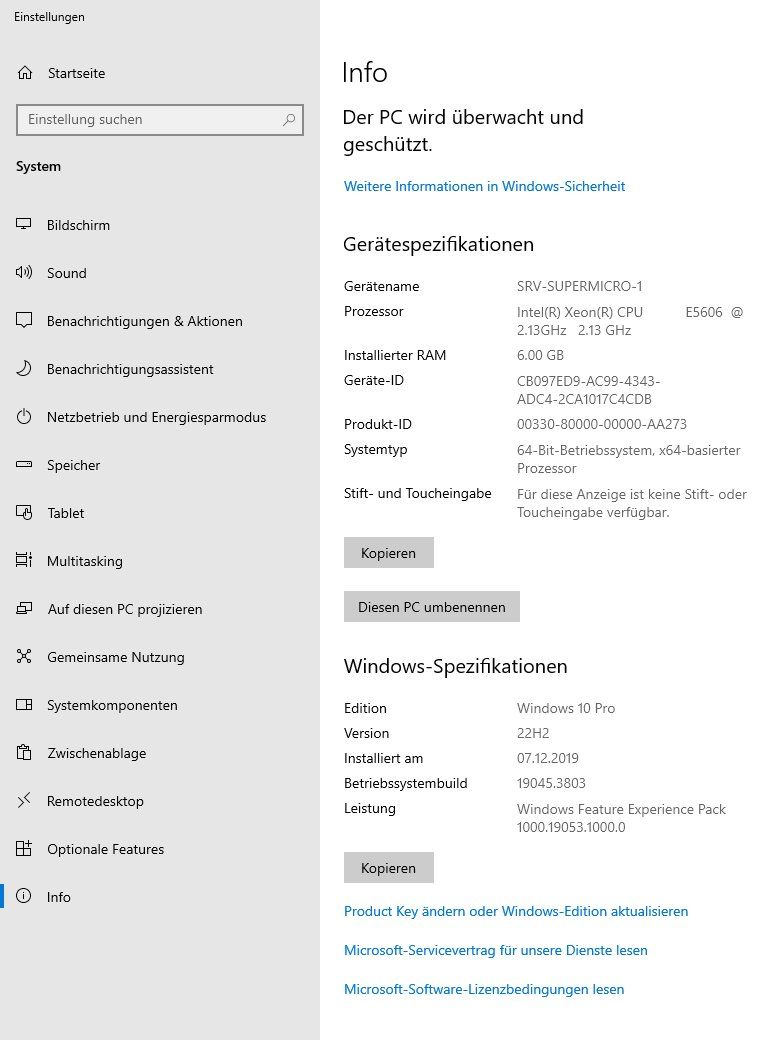 Supermicro Server: SuperMicro Server 1U 19" 2x PSU CPU | RAM | Mainboard | HDD – Usato da Ostermundigen venduto da Chrisascht 6