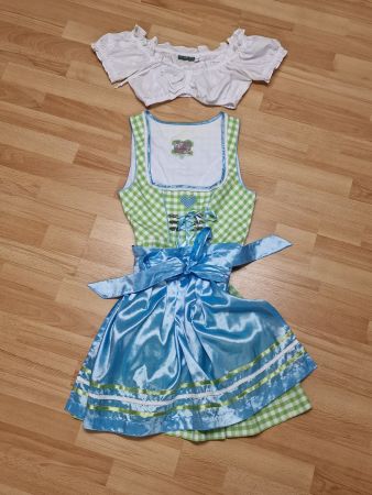 Dirndl Stockerpoint Gr. 36 – Blau/Grün