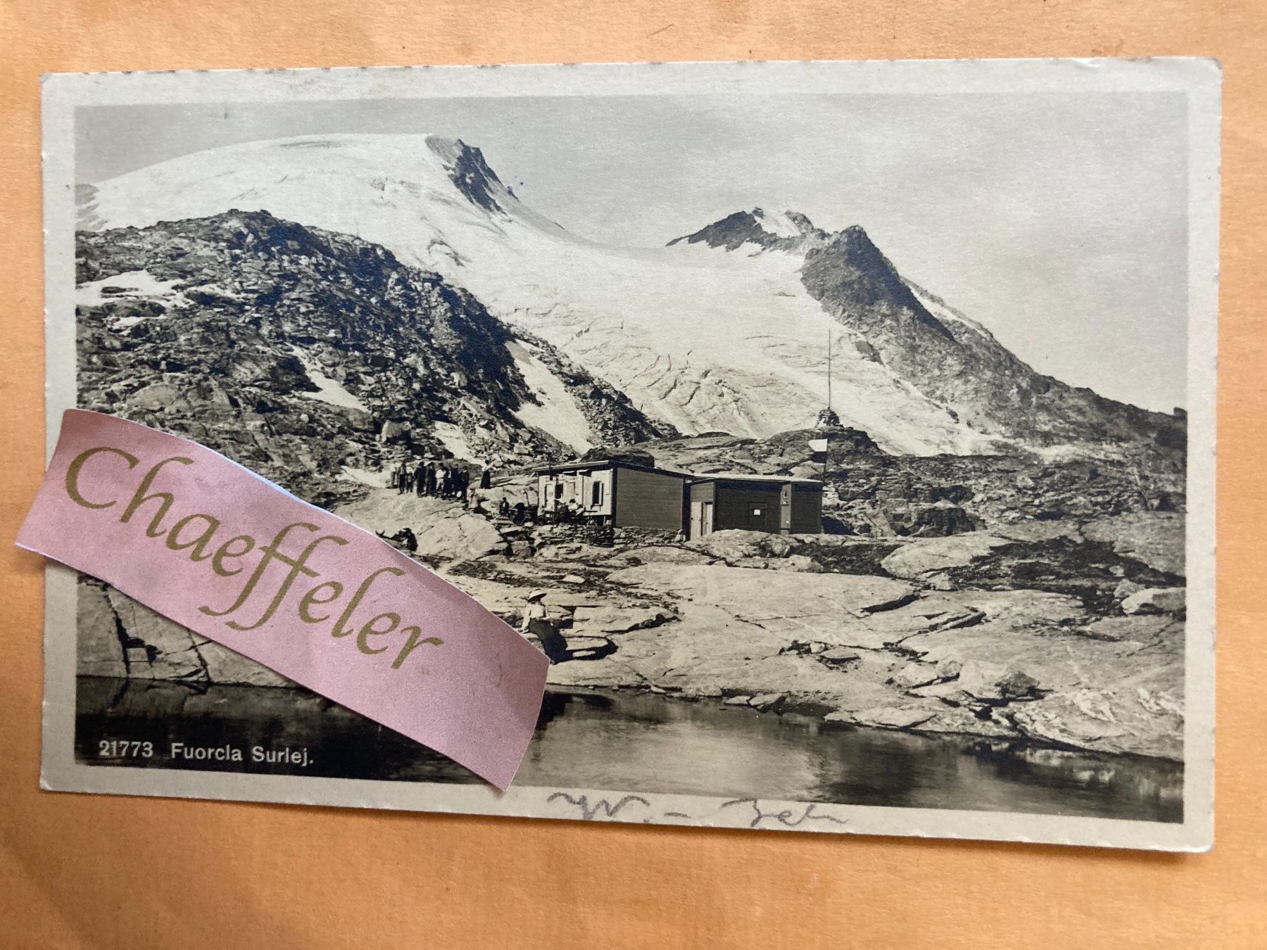 Ansichtskarten: 1918. Fuorcia Surlej – Gebraucht aus Zürich von Chaeffeler