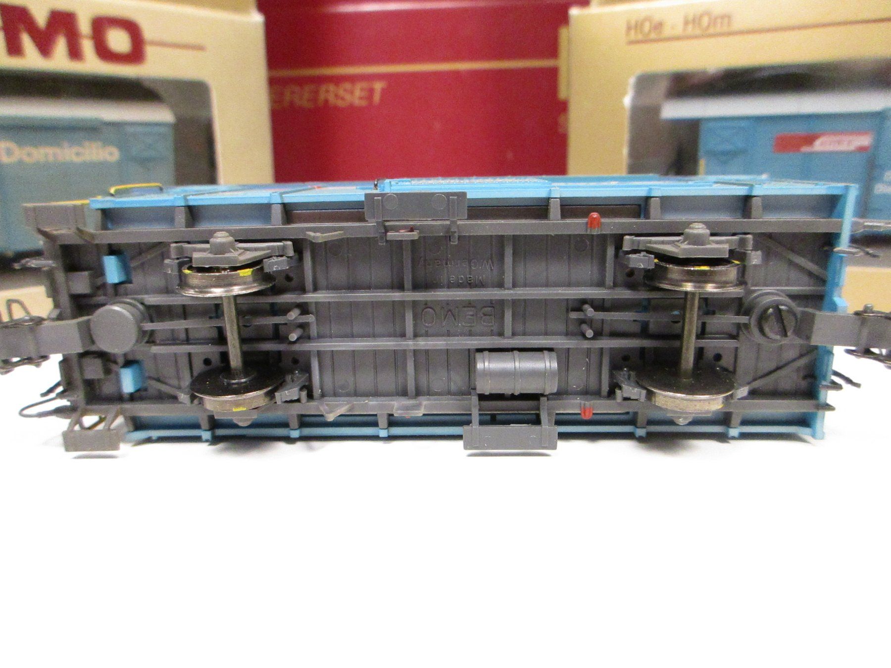 Bemo H0m 7482 100 RhB Güterwagen Viererset CARGO DOMIZIL (Neu und ...