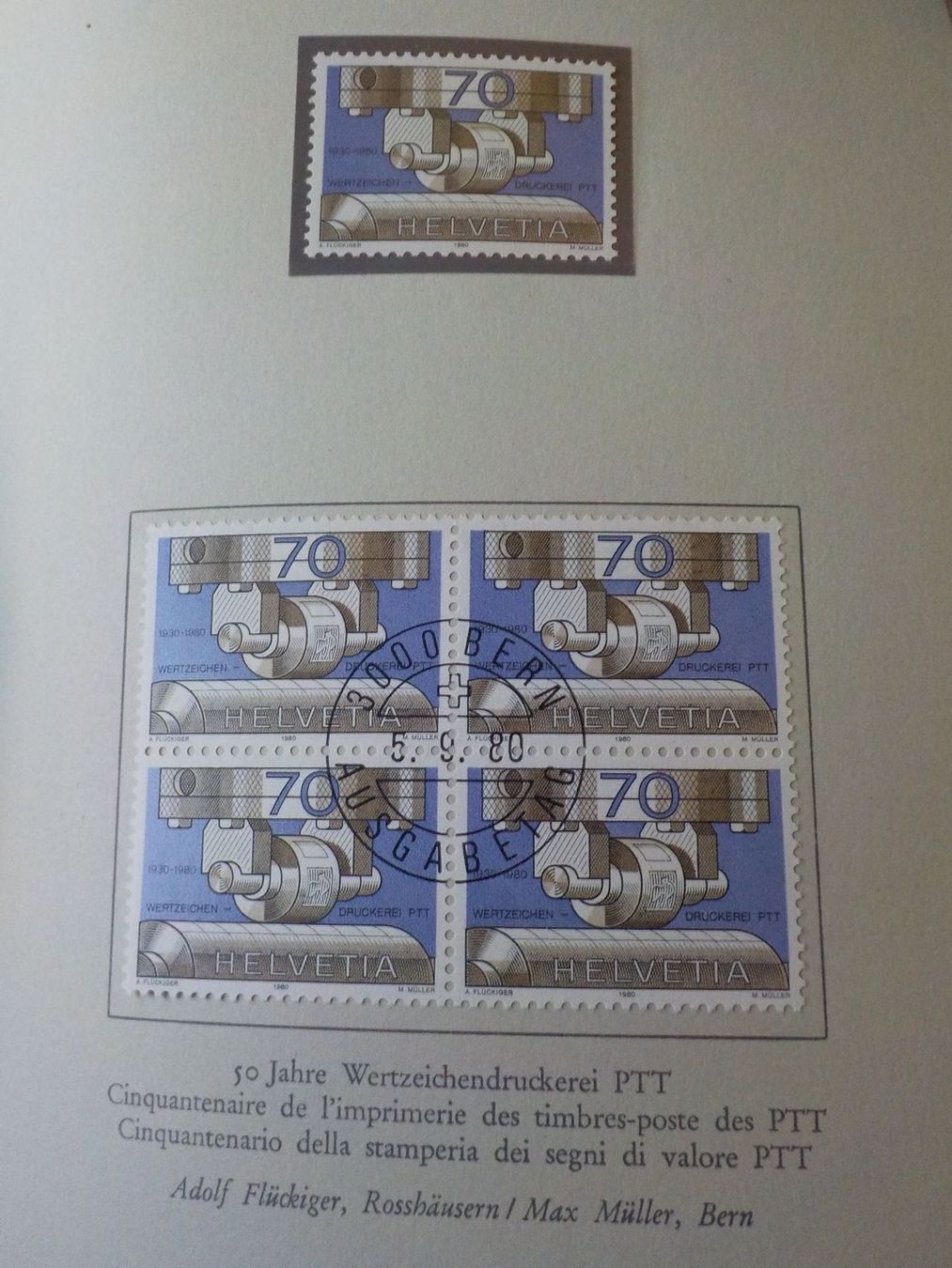 Alle Briefmarken: 1980, Jahresausgabe GD-PTT – Neu (gemäss Beschreibung) aus Muri b. Bern von Ricardoverkauf 9