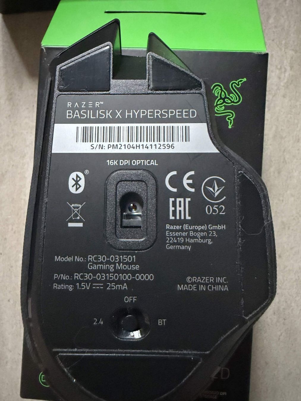 Razer Souris: Razer Basilisk X HyperSpeed – D'occasion à Scharnachtal par ale_n2n2 2