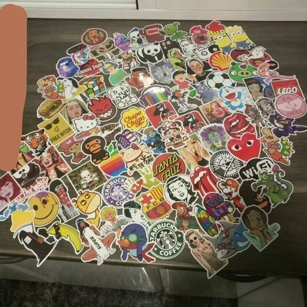 Sticker: 100 Stk.MIXED Grafiti Aufkleber – Nuovo e nell'imballaggio originale da Winterthur venduto da Neilpryde01 5