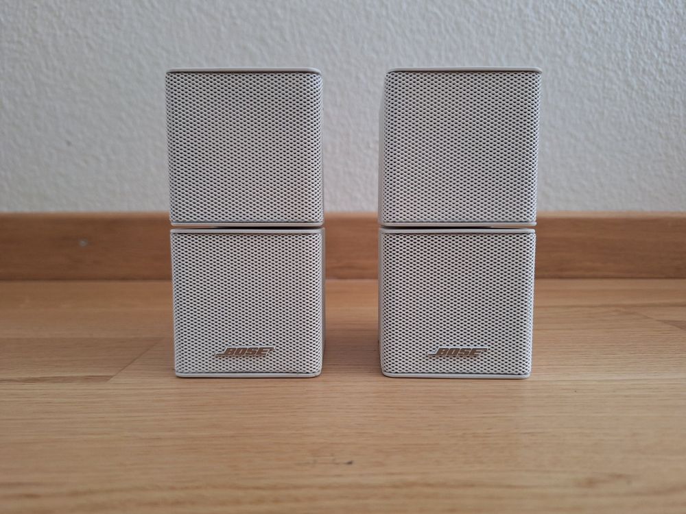 ENSEMBLE DE 3 Enceintes Centre Bose Jewel Cube - Blanc