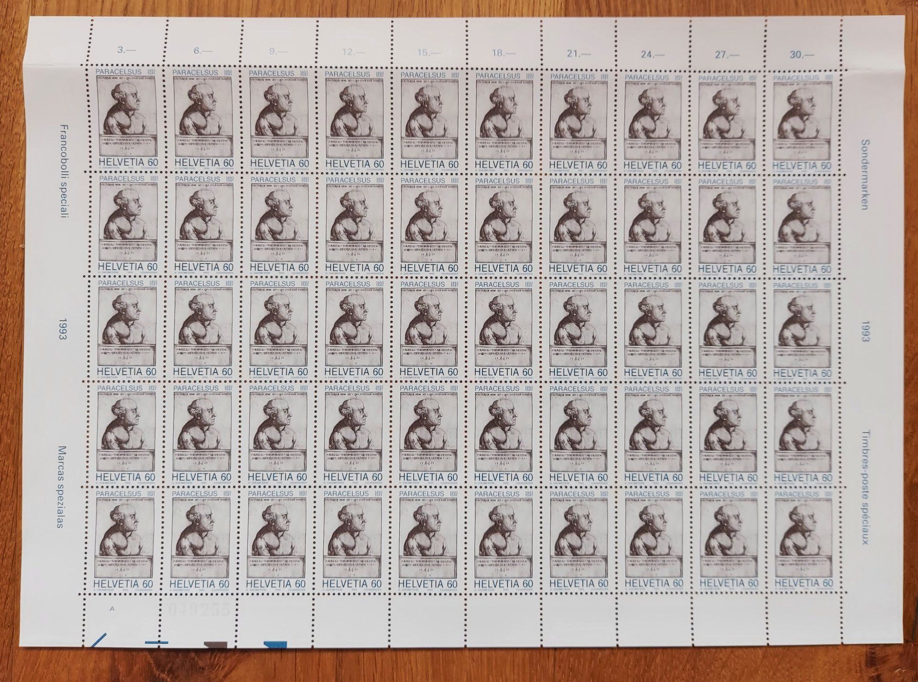 Tutti i francobolli: Postfrisch, gültige Schweizer Frankatur, Briefmarkenbogen – Nuovo e nell'imballaggio originale da Heiden venduto da ber_b77f