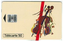 Telefonkarte Frankreich Violine originalverpackt