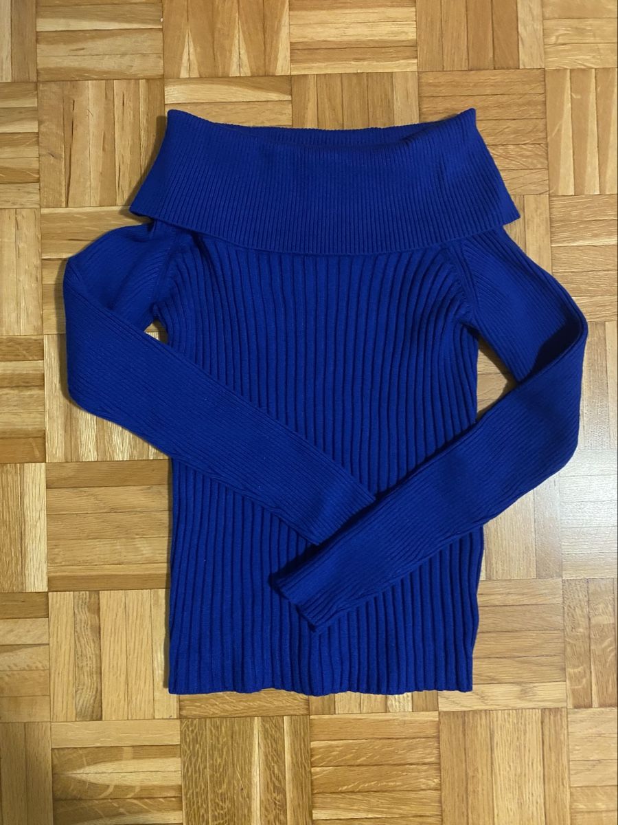 Only Maglioni & Felpe: ONLY Off-Shoulder Pullover royalblau, Gr. XS, neu – Nuovo (secondo la descrizione) da Zürich venduto da Mariaov