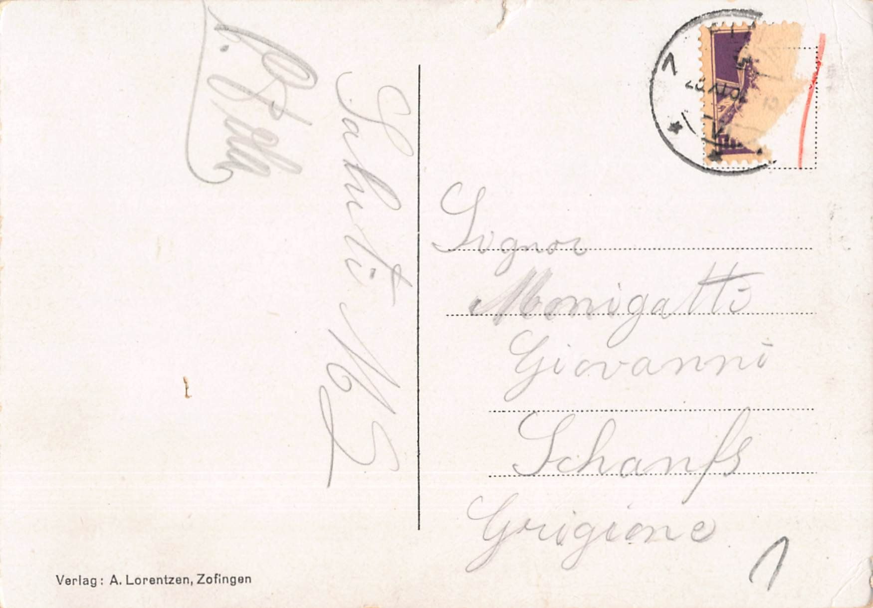Cartoline postali: Gruss aus ZOFINGEN - Altstadt, oberer Eingang – Usato da Winterthur venduto da SchatzchischtliWinti 1