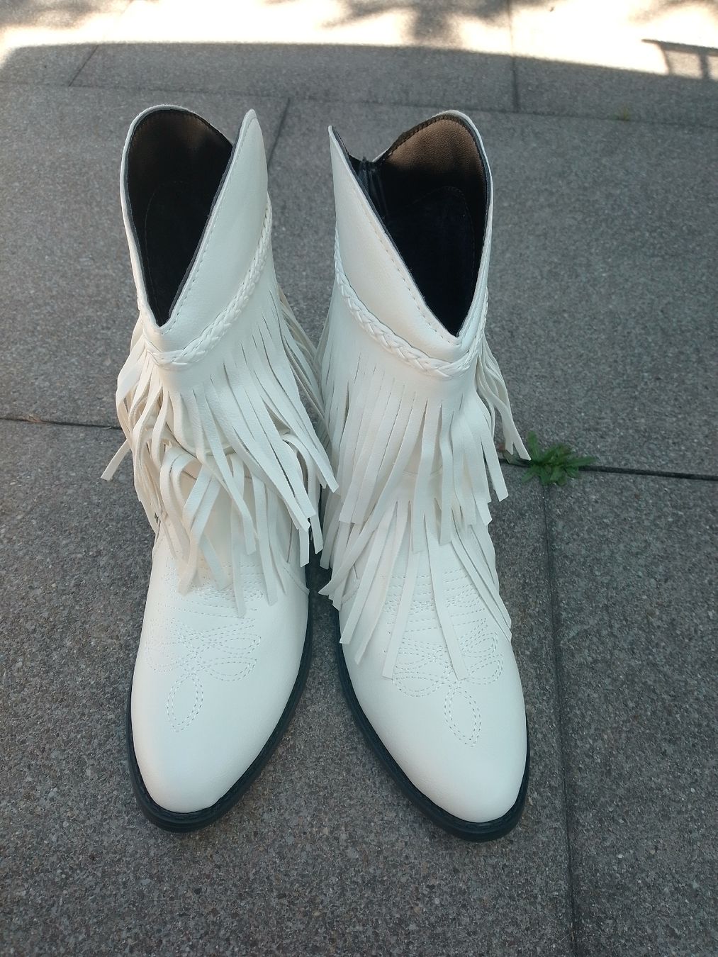 Scarpe da donna: Stiefeletten mit Fransen Weiss Groesse 39 NEU – Nuovo e nell'imballaggio originale da Eschenbach SG venduto da sternen4 1