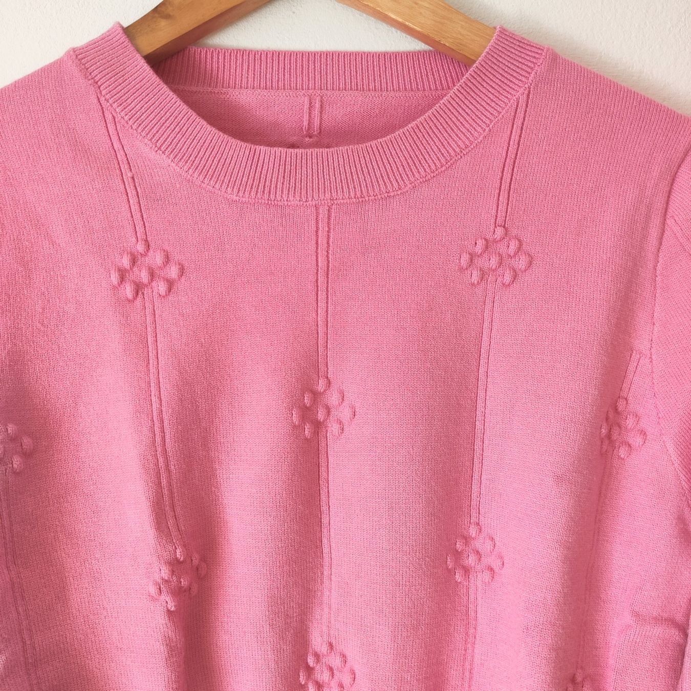 Maglioni & Felpe: Herziges 3D Strick Shirt Pulli Pullover Rosé Gr.S NEU – Nuovo (secondo la descrizione) da Winterthur venduto da Lotusherz 1