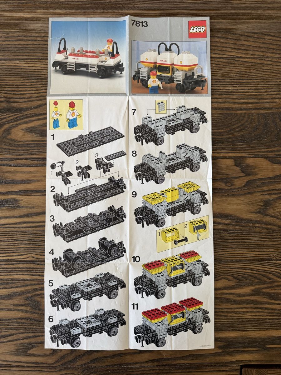 Lego Baukästen: LEGO 7813 – Shell Tanker Wagon (1986) – Gebraucht aus Zürich von Cormega_ZH 2
