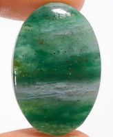 Cabochon L-3473 – Grüner Aventurin 27X18X5mm – 26 Karat