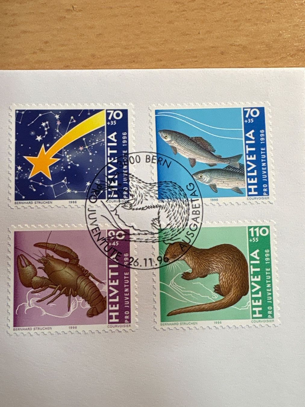 Tutti i francobolli: Pro Juventute Briefmarken-Satz 1996 – Usato da Ibach venduto da lisch3 1