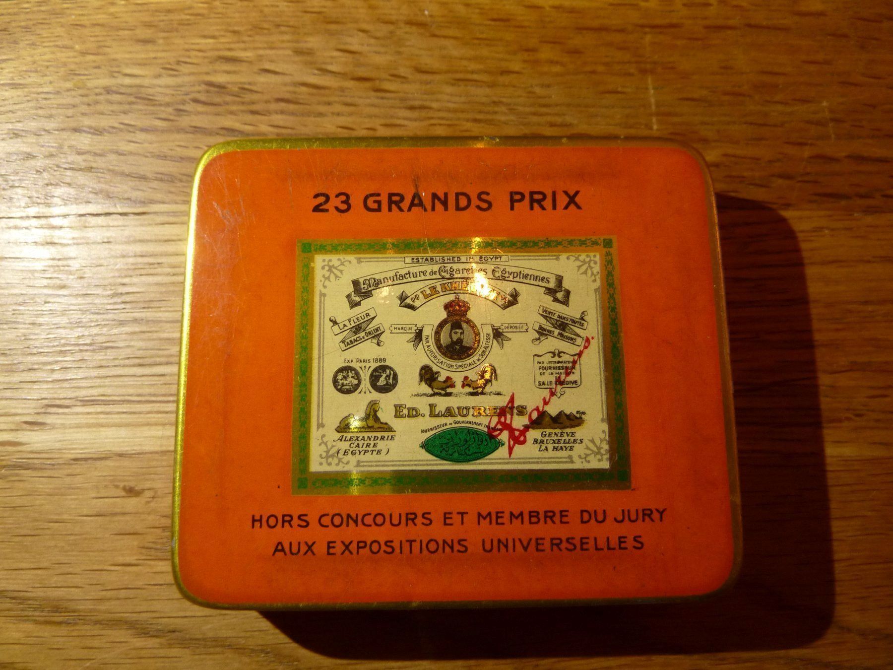 Barattoli: Prince de Monaco Ed.Laurens Cigarettebox – Usato da Hochfelden venduto da swissice 4