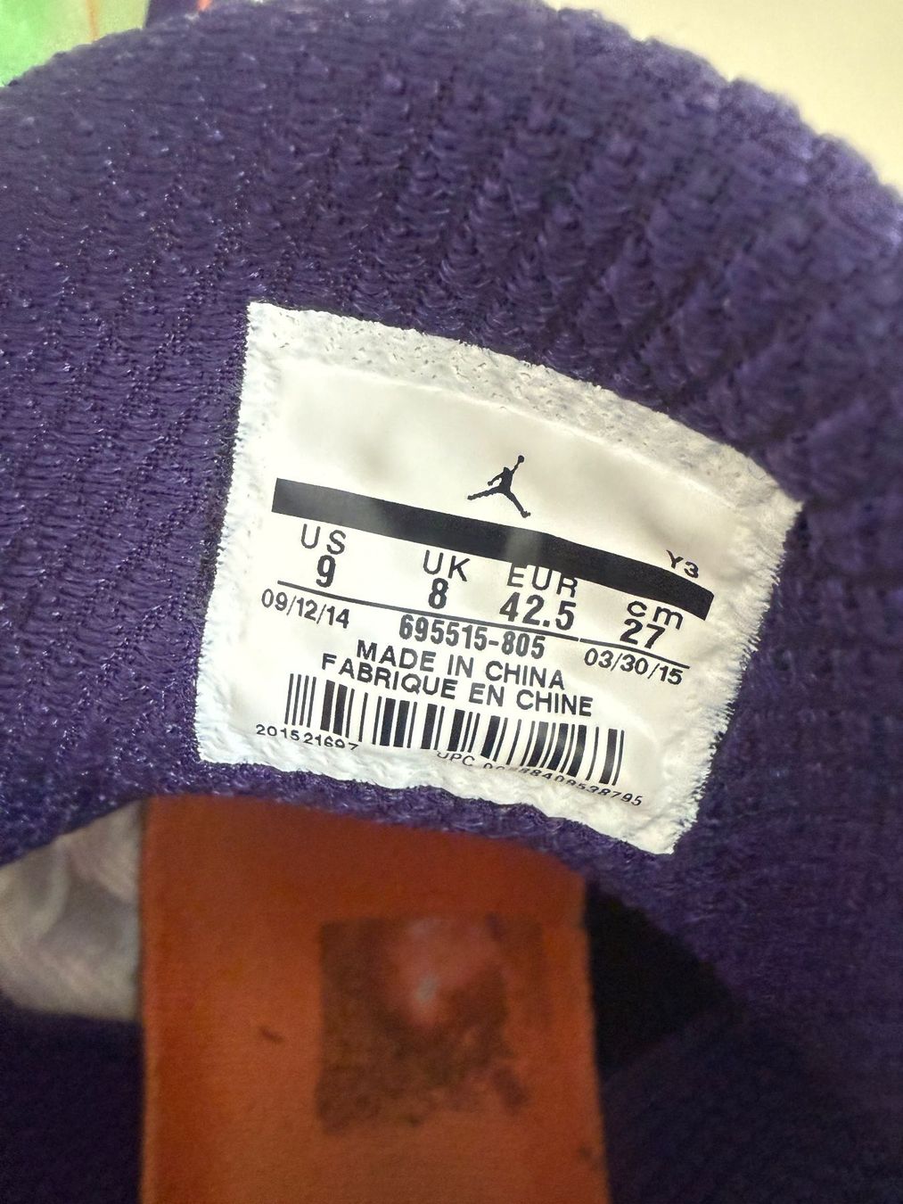 Jordan Scarpe da uomo: NIKE AIR JORDAN HIGH SNEAKER GR.42.5 – Usato da Steg im Tösstal venduto da goldlionfree 6