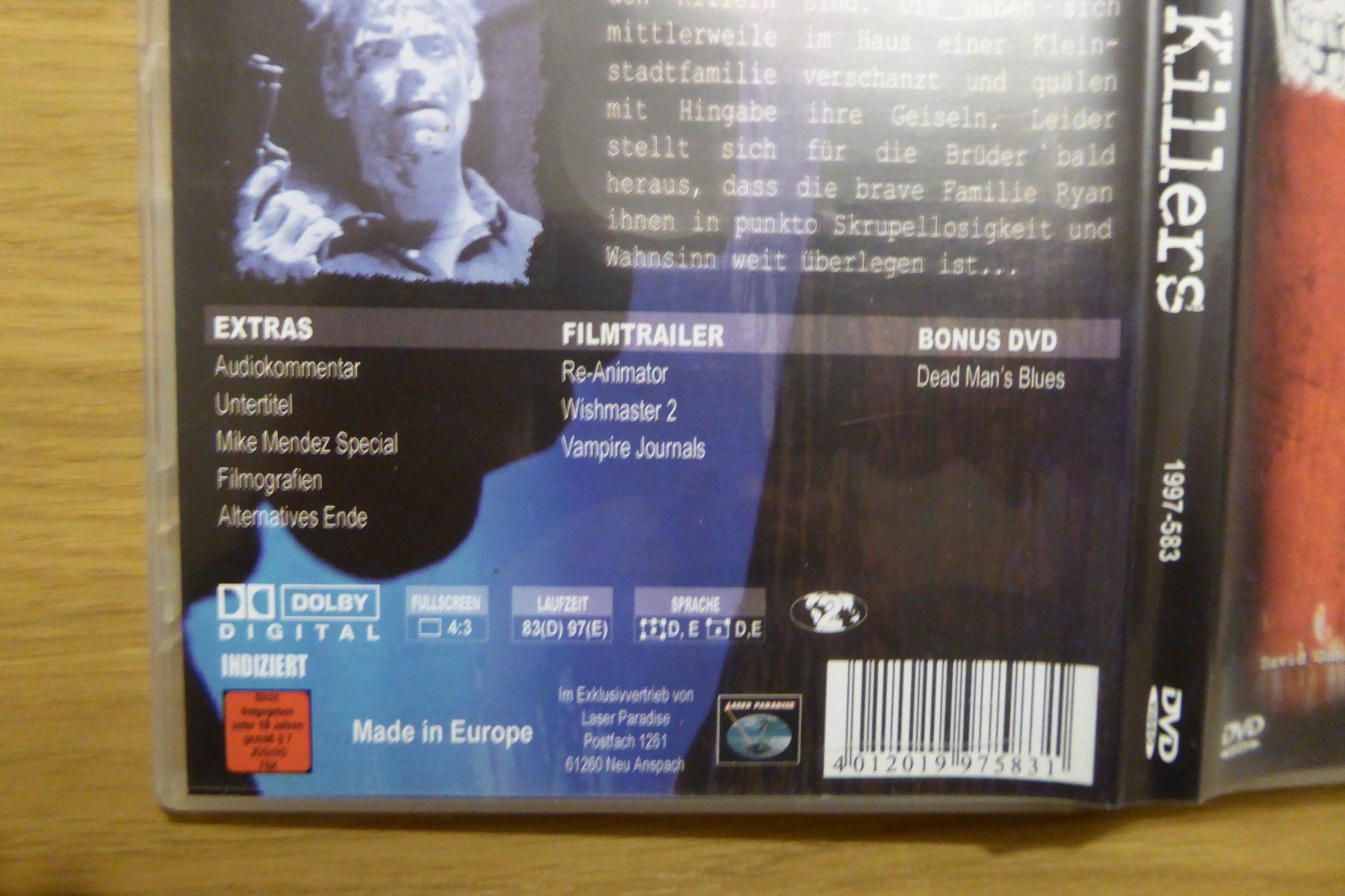 Tutti i DVDs: 2xDVD Mike Mendez Killers – Usato da Allschwil venduto da Summelsarium 2