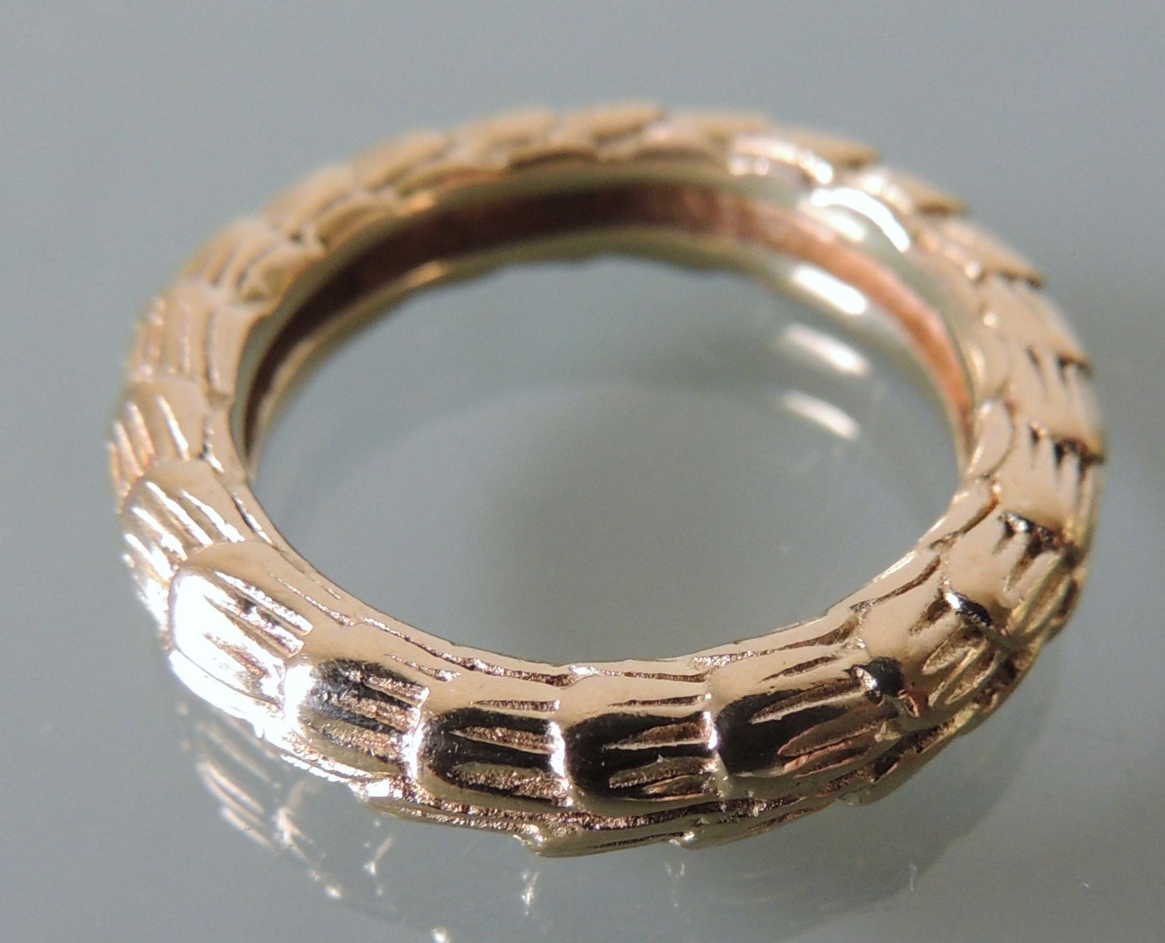 Anelli: Vergoldeter Silber 925 Fingerring Gr. 55 – Usato da Waldenburg venduto da schaller707 1