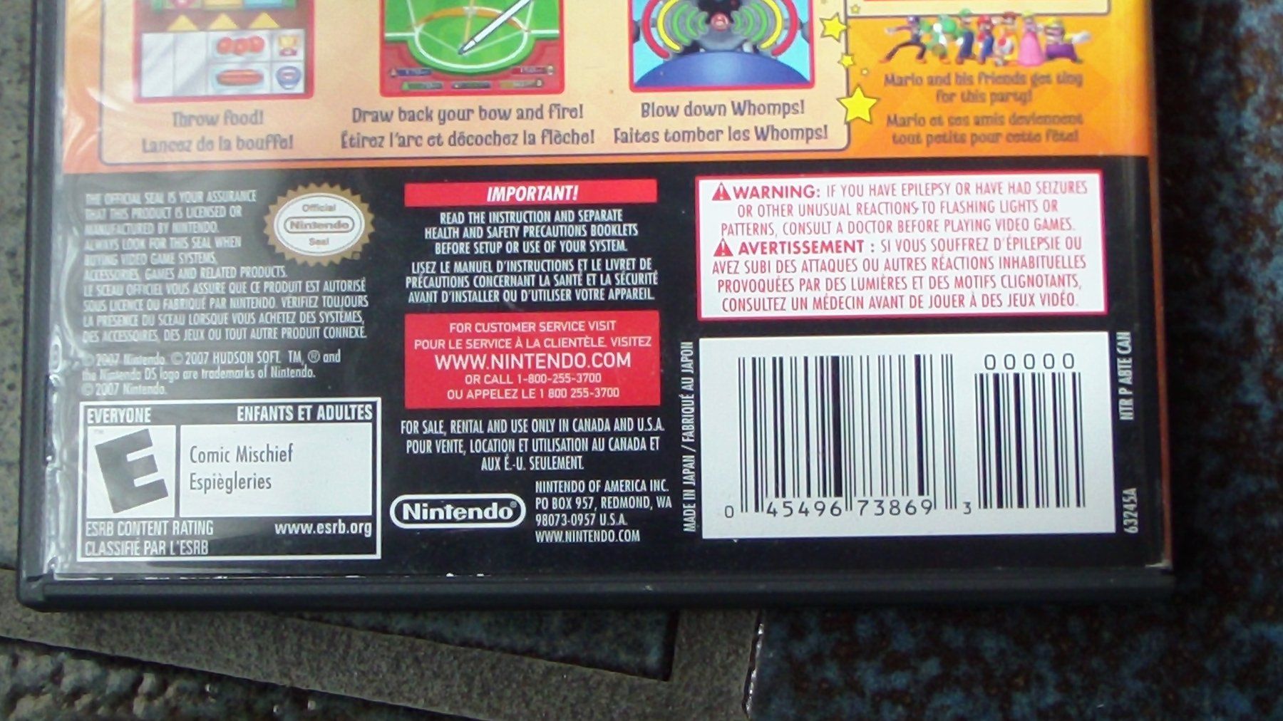 Nintendo Giochi: Boite+notice mario party ds version Canadienne – Usato da Vollèges venduto da Berard0 4