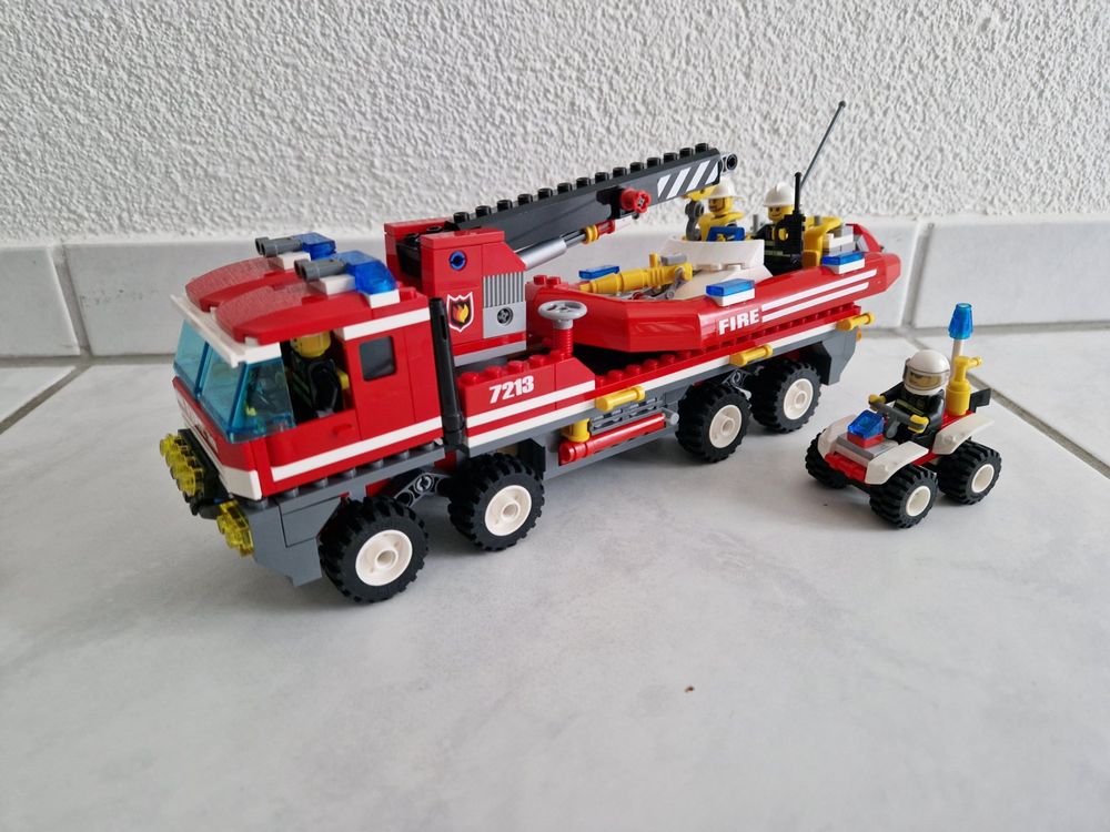 Lego City Feuerwehrfahrzeug mit Boot Set 7213 | Kaufen auf Ricardo