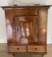 Antiker Schweizer Hängeschrank / Wandschrank – Biedermeier 