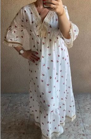 Sommerkleid mit Kirschenprint