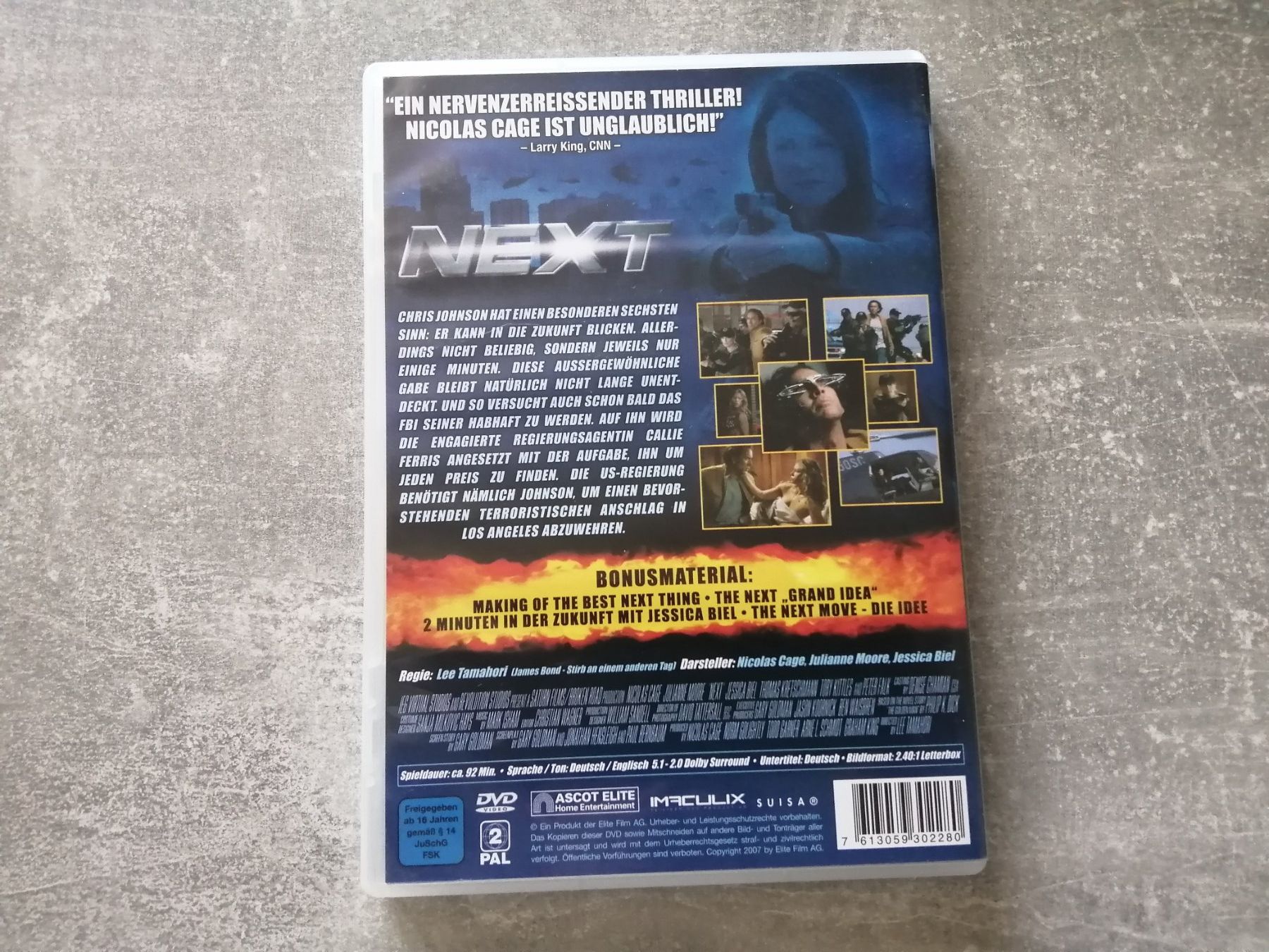 Tutti i DVDs: DVD: Next - Nicolas Cage – Nuovo (secondo la descrizione) da Altstätten SG venduto da tollesauswolle 1