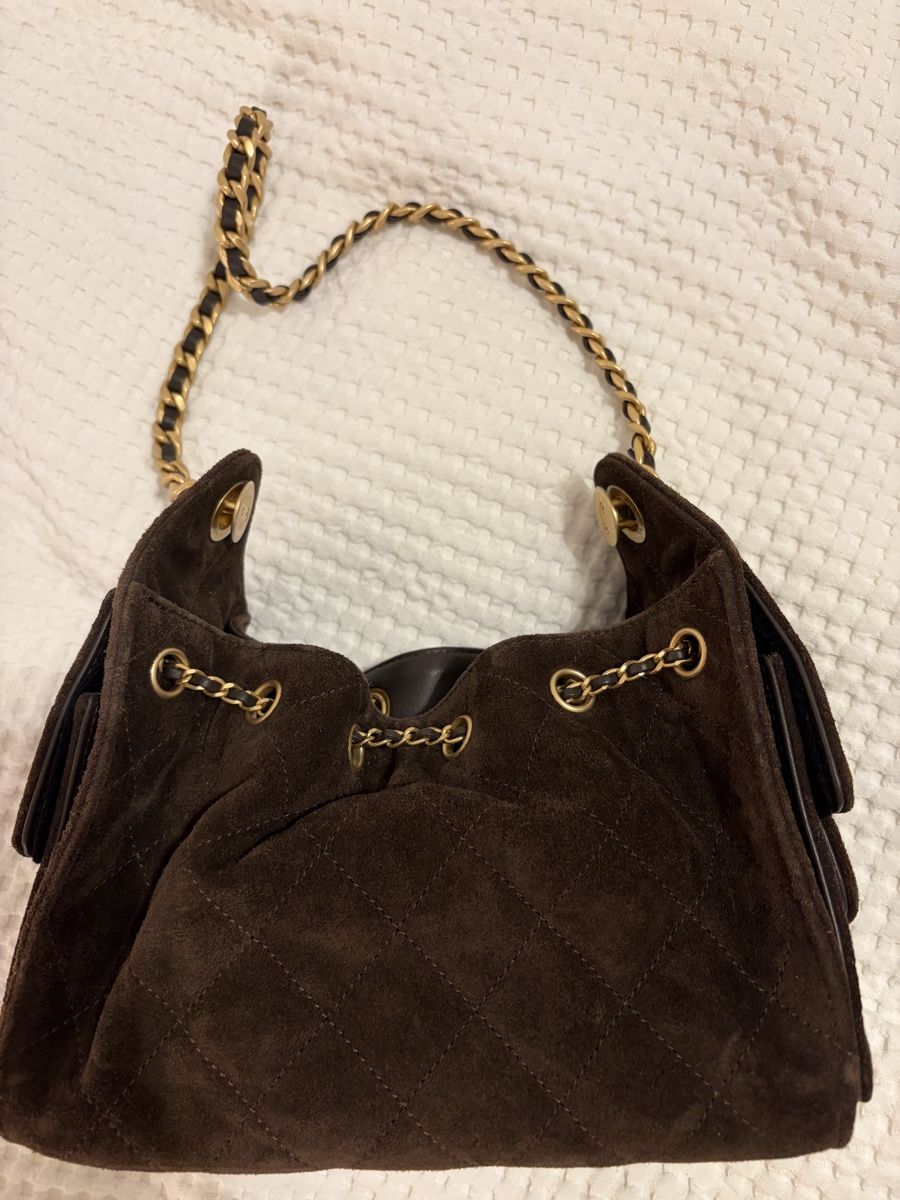 Chanel Borse da donna: Chanel 25 mini Suede Brown – Nuovo (secondo la descrizione) da Brittnau venduto da battulul 2