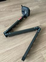 ausziehbare Kleiderstange klappbar schwarz NEU