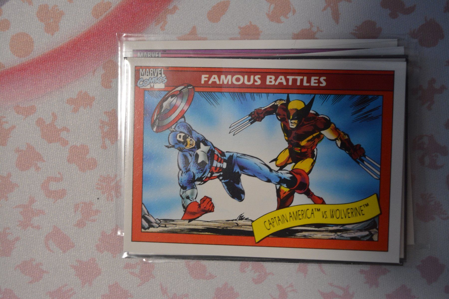 Marvel Sammelbilder & Trading cards: Marvel Universe 1990 - Captain America vs Wolverine – Gebraucht aus Altstätten SG von GGsGameshop