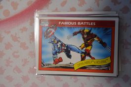 Marvel Universe 1990 - Captain America vs Wolverine