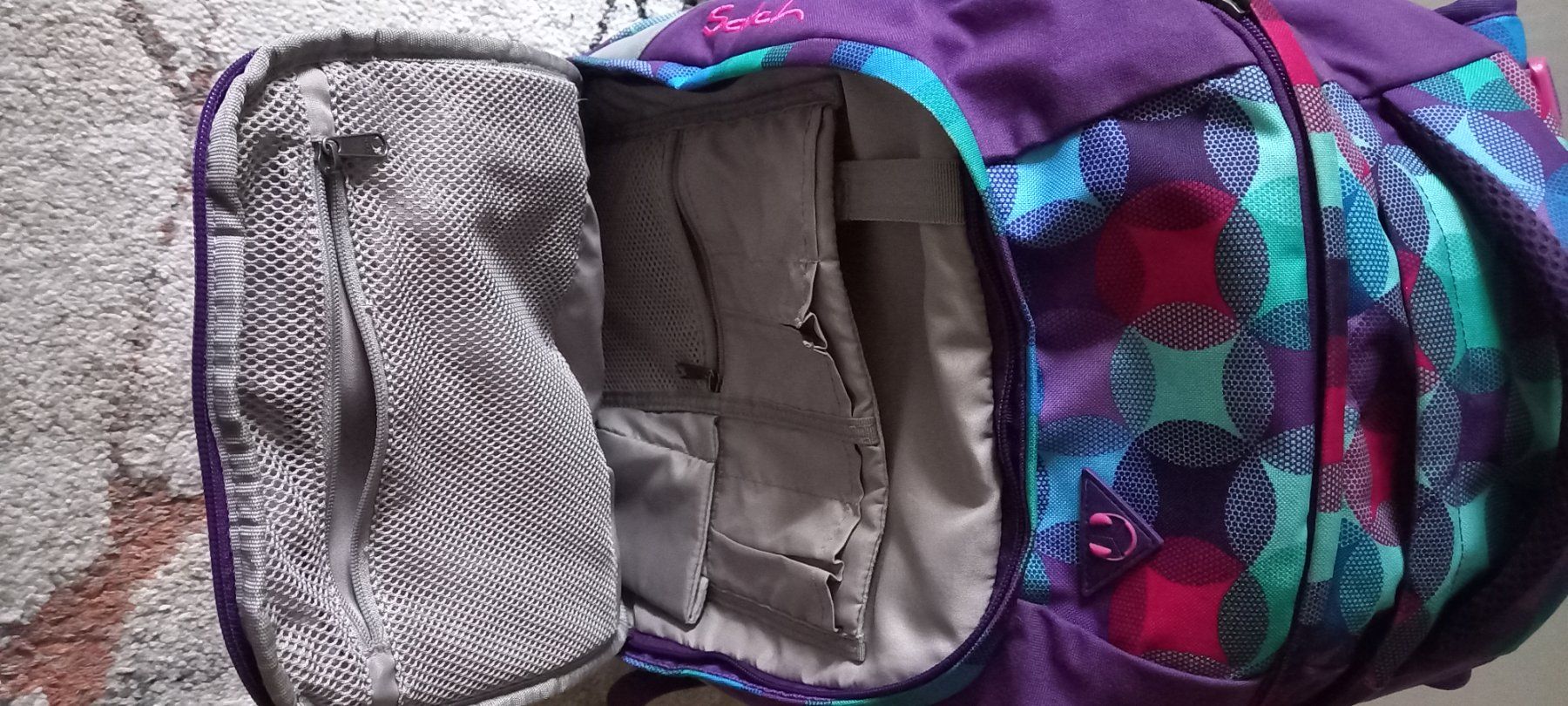 Satch Borse & Zaini: Schulrucksack Satch bunter Print **wie Neue – Usato da regensdorf venduto da nacobra 4