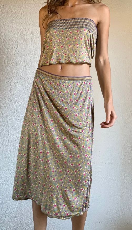 Gonne: unique ensemble top & jupe en soie – Usato da Lausanne venduto da emm_sc77